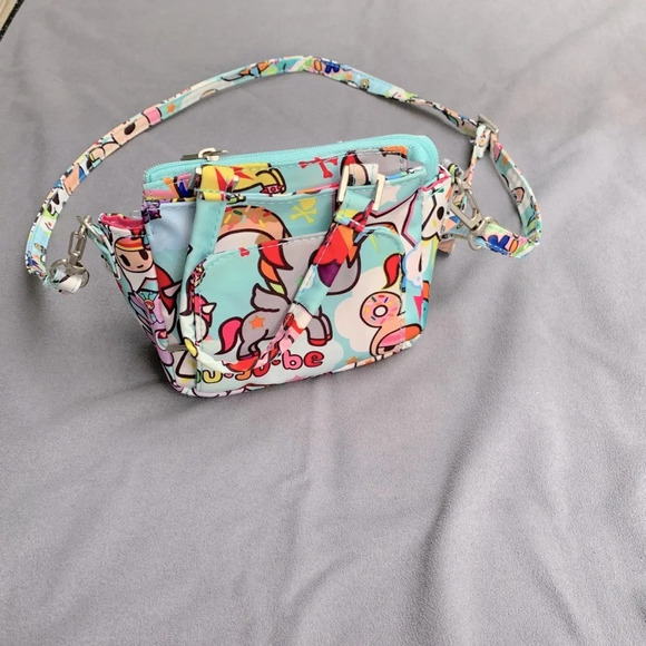 RARE Ju-Ju-Be JuJuBe X Tokidoki Itty Bitty Be Unikiki 2.0 Bag Purse blue mini - Picture 1 of 9